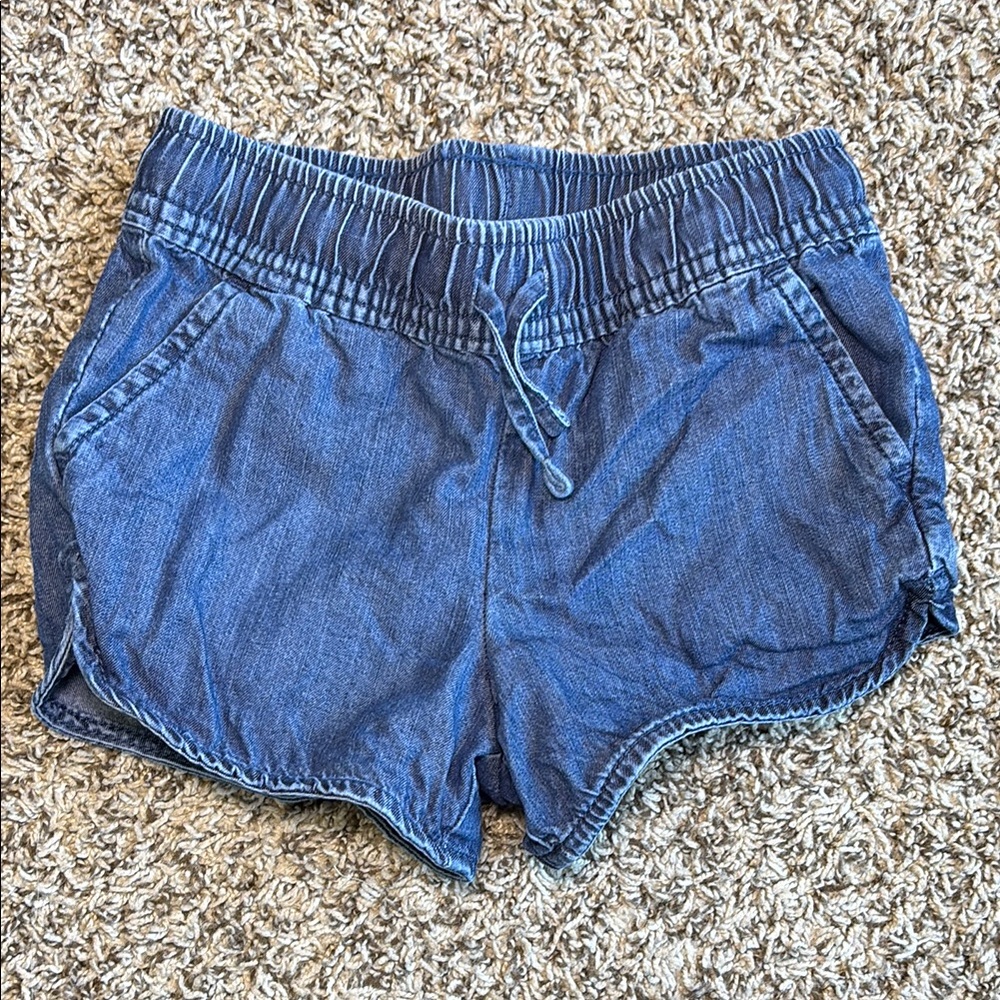 Jumping Beans Pull On Denim Girls Shorts Size 4
